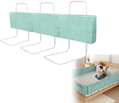 LARS360 3 Sponde di protezione per letto per bambini, regolabili in altezza, griglia di sicurezza per lettino per bambini, protezione anti-caduta per lettino per bambini e lettino per neonati o