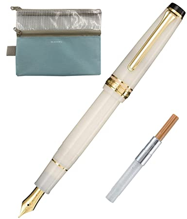 Generisch SAILOR Pro Gear Slim Shikiori Füllfederhalter (MF) mit Konverter &Bleistiftbox, (japan import) (Harvest Moon (11-1224-303))