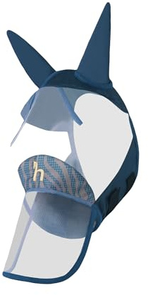 Horze Kenya flugmask, flughuva med nässkydd för hästar
