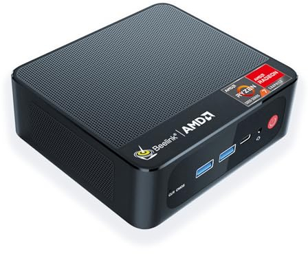 Beelink SER3 Mini PC Windows 11 Pro, AMD Ryzen 3 3200U fino a 3.5GHz, 16G DDR4 RAM 500GB NVMe SSD Mini Computer, Dual HDMI, USB3.0, WiFi 5, BT5.0, 1000M LAN Mini PC da Ufficio