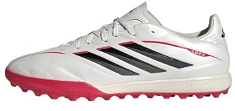 adidas Unisex-Adult Copa Pure Iv League Turf, Zero Metallic/Black/Lucid Red, 11