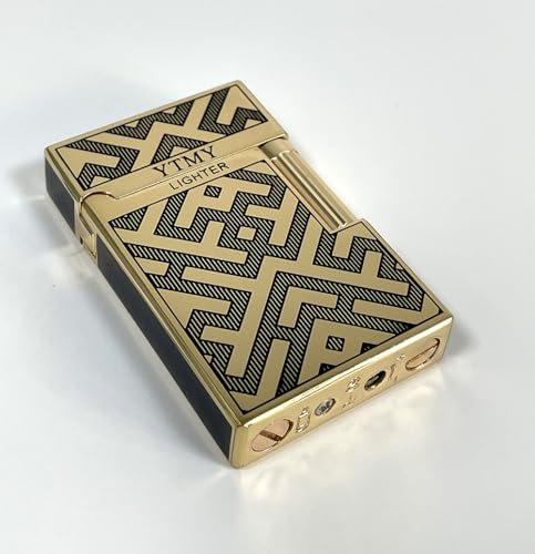 Vintage Flint Butane Lighter,Soft Flame Lighter,gift(No Fuel)