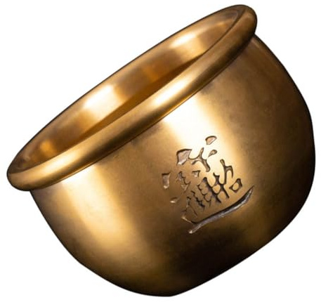 BEBEMOKO Multi-purpose Brass Incense Burner Censer Decorative Aroma Stove Tabletop Ornament for Home Office Meditation Yoga Relaxation and Air Purification