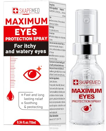 10ml Rehydrating & Protecting Eye-Spray, Eye Mist Spray Hydrating Eye Care Solution for Dry, Tired-Eyes Gentle, Suitable for Contact Lens Wearers, Easy to Apply
