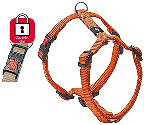 Karlie Art Sportiv Plus Geschirr neue universal Farben Mix and Match B: 25 mm Br um: 65 - 100 cm L orange