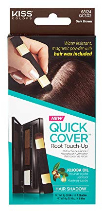 KISS Quick Cover Root Touch-Up Hair Shadow Dark Brown QCS02