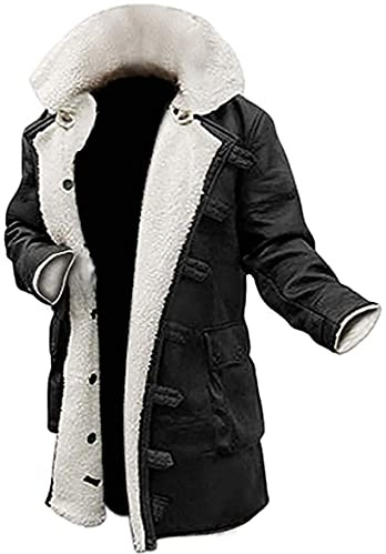 fjackets sheepskin leather bomber jacket men - Lambskin jacket men | [1509934] Bne Coat Black RL, L