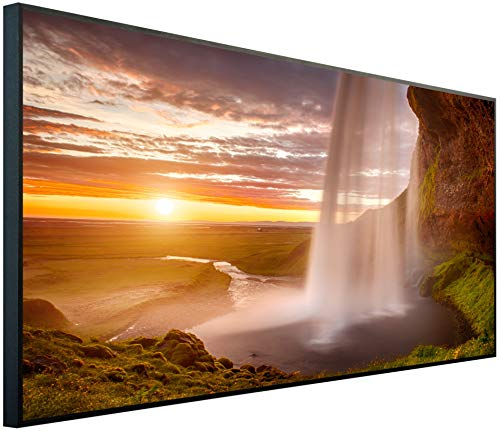 Ecowelle Infrarotheizung mit Bild | 750 Watt | 60x120 cm | Infrarot Heizung| | Made in Germany| d 40 Wasserfall