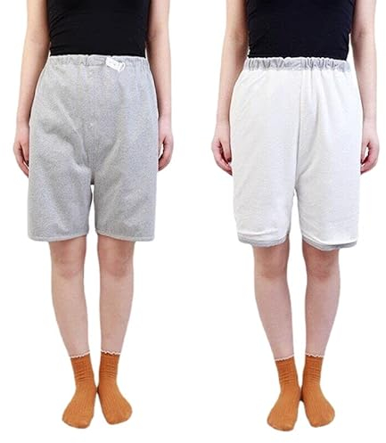 Inkontinenz-Unterwäsche für Erwachsene, zum Bettnässen, dreilagig, wasserdicht, für Männer und Frauen, atmungsaktiv und waschbar, Harnauslauf-Schutzhose für ältere Menschen (Shorts, M)