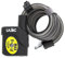 ULAC Spiralkabelschloss mit Alarm The Bee | Neo Alarm-Technologie | Bewegungssensor 110 dB | geflochtener Stahl | 2 einzigartige Schlüssel | inklusive Batterien