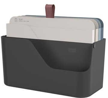 Rotho MyPaper Inbox Dokumentenorganizer MY PAPER Plus, Kunststoff (PP) BPA-frei, schwarz, (36.4 x 16.8 x 31.7 cm)