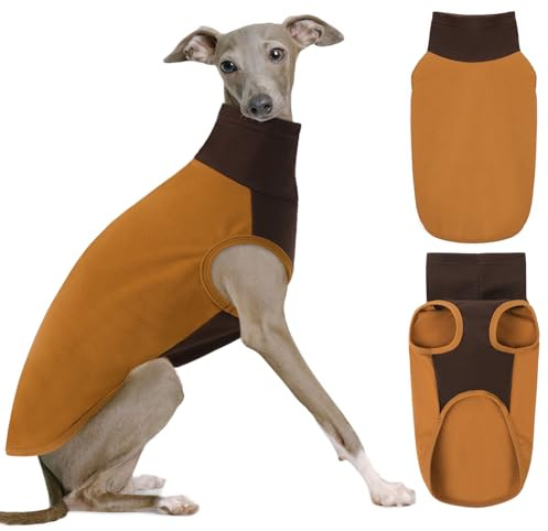 KONVINIT Jersey Perro Grande - Forro Polar para Perros Grandes sin Mangas - Ropa Perro Grande Invierno Ligera Cuello Elástico