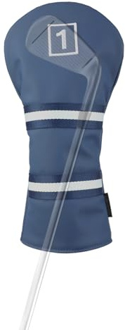 Housse de protection pour clubs de golf - Fermeture élastique indéchirable - Housse de protection pour driver de golf - Pour hommes et femmes - Pour anniversaire