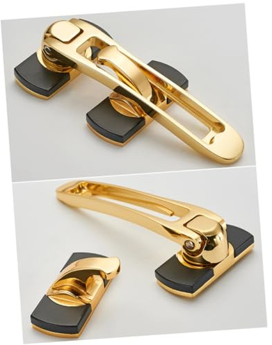 IWOWHERO Cadena de Seguridad para Puerta Reforzada para Uso Doméstico Cierre Antirrobo Ancho Pestillo de Seguridad Resistente Protección para Puertas Ventilación Segura