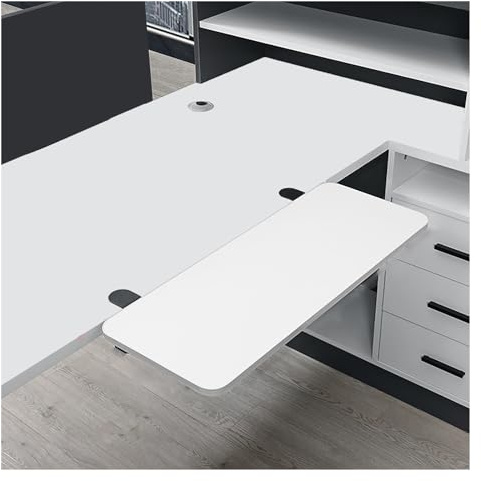 Vassoio ergonomico per Tastiera, Vassoio Estensibile per scrivania ergonomica, cassetto Pieghevole per Tastiera, Supporto per Gomito per Computer, Supporto da Tavolo per scrivanie Regolabili