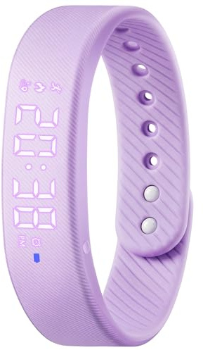 Timever Reloj Digital para Niños con Podómetro, 3 Alarmas, Cronómetro, Luz,Reloj de Pulsera Deportivo para Niños y Niñas con Fecha sin Aplicación y Teléfono con Correa de Silicona