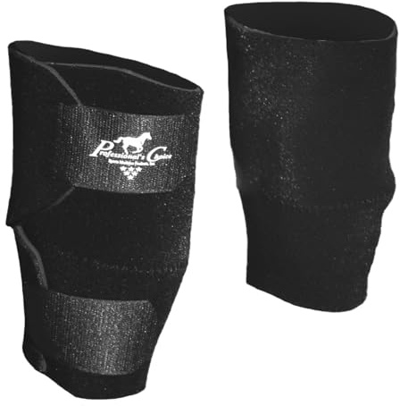 Professional's Choice Equine Knee Boots, Color: Black, Size: Universal (KB101-BLA)