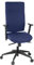 hjh OFFICE 608510 Profi Bürodrehstuhl PRO-TEC 300 Stoff Blau Bürosessel ergonomisch, hohe Rückenlehne, Armlehne verstellbar