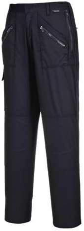 Portwest S687 Pantalon de Travail de Protection pour Femme Action Noir, XXXL