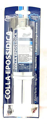 COLLA EPOSSIDICA EXTRA FORTE 25ml CON SIRINGA DOSATORE  SIGILL  MADE IN ITALY