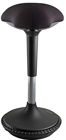 Unilux Moove Ergonomischer Bürohocker, Höhenverstellbarer Sitzhocker mit integriertem Bewegungsfeedback für dynamisches & gesundes Sitzen