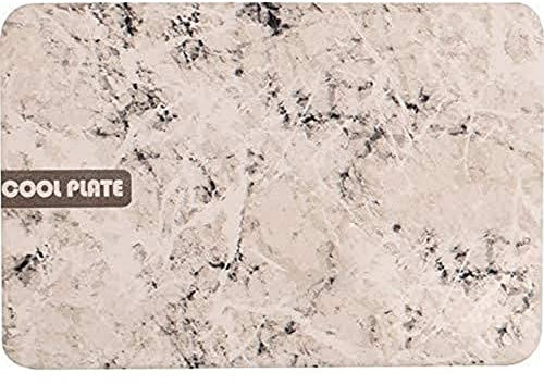 Flamingo Pierre rafraîchissant Dolo Rectangle Mélange L - 28,5x20,5x0,7cm - Pré-Refroidissement dans Le réfrigérateur - Facile à Nettoyer avec Chiffon Humide