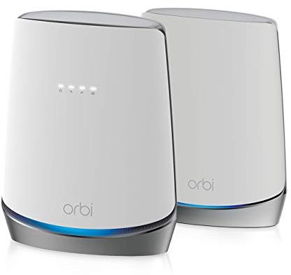 Netgear CBK752-100NAR Orbi AX4200 Wireless Tri-Band Mesh Wi-Fi System, 1 Router + 1 Satellite - Certified Refurbished