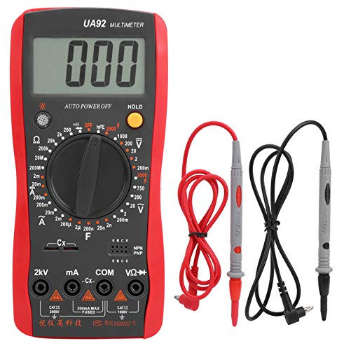 Multimetro digitale Eujgoov UA92 Misurazione della capacità di resistenza della corrente CAACportatile