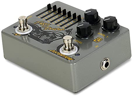 Caline DCP-04 EASYDRIVER - Pedal de efecto de ecualizador de distorsión dual para guitarra