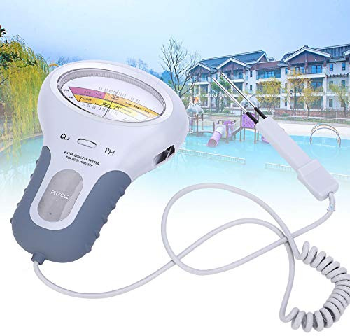 PC-102B CL2 Chlorine & PH Tester Swimming Pool Spa Water Quality Analyzer Pool Chlorine Tester with Probe