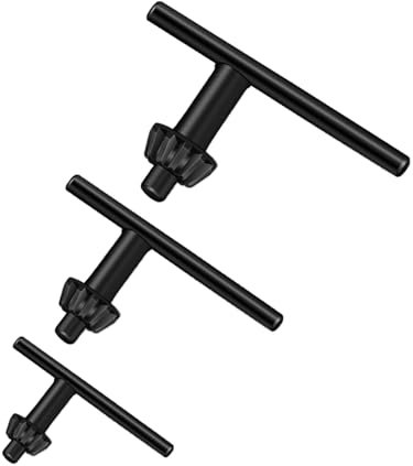 Bohrfutter aus Karbonstahl, 3-teiliges Schraubenschlüssel-Set, Karbonstahl, Bohrfutter, Schraubenschlüssel, einfache Installation für schnelle Bit-Anpassungen