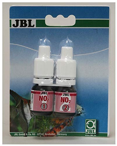JBL NO2 Nitrit Recharge, Test rapide pour déterminer la teneur en nitrites dans les aquariums d'eau douce ou d'eau de mer et dans les bassins