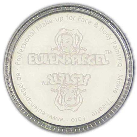 Eulenspiegel 501009 - Creme Schminke weiß, 35 ml, Creme Schminke auf Öl Basis