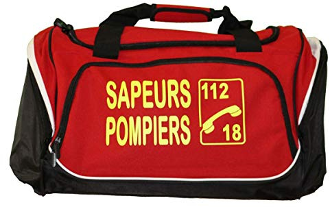Patoutatis - Sac de Sport 55 L marquage Sapeurs Pompiers 112-18
