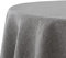 Decomira Tischdecke wasserabweisend Leinen-Optik - Fleckschutz, abwaschbar - Garten-Tischdecke Outdoor, Tischtuch Esstisch - Dunkelgrau - 160 cm Rund