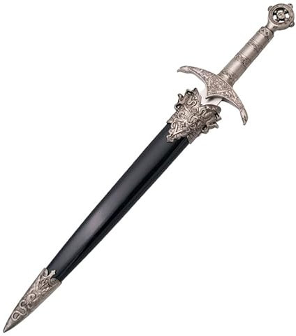 Daga Templarios 16643 | Cuchillo-puñal templario histórico de coleccionista con Vaina. Colección de artículos Antiguos…