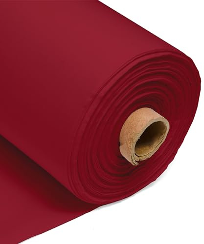 10 meter 100 % bomull vanligt vintyg – 60 tum 150 cm brett 150 GSM material – för sömnad, klädtillverkning, quiltning, gardinfoder, örngott och kassar – av Discount Fabrics LTD