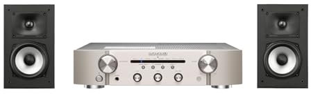 Marantz PM6007 Amplifier, Integrated Amplifier With Digital Connectivity, Analog Coaxial And Optical Inputs + POLK AUDIO Monitor XT15 High-Resolution Compact Bookshelf Loudspeakers