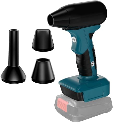 Mini Jet Blower Turbo Fan für Bosch 18V PBA Haus und Garden Akku, 4-Gang Turbo-Lüfter, Mini-Gebläse, Luftstaubwedel, Industrieventilator, für Reinigung, Haartrocknung, Auto, Camping