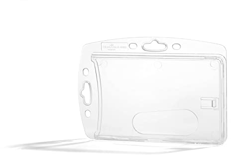 Durable Hartbox für 1 Betriebs-/Sicherheitsausweis im Format 54 x 85 mm, 1 Stück, transparent, 895519