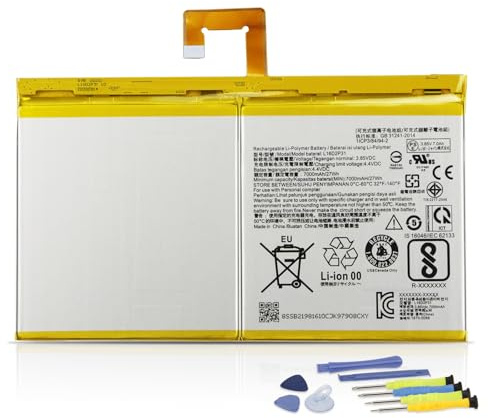 K KYUER L16D2P31 Akku für Lenovo Tab 4 10 Plus 10.1 Tab P10 Android Tablet TB-X304 TB-X304L TB-X304F TB-X304X TB-X704 TB-X704L TB-X704F TB-X704V TB-X704N TB-X705 TB-X705L TB-X705F TB-X705N Wi-Fi/LTE