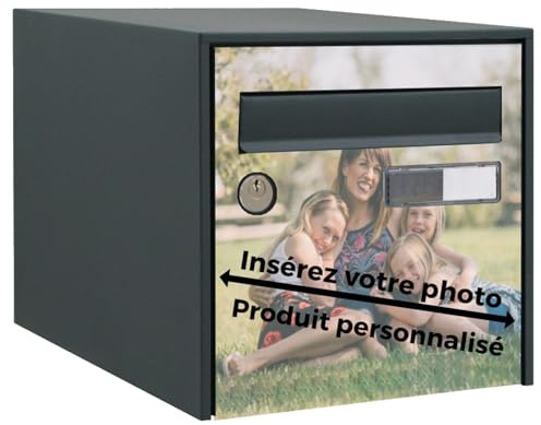 Stickers Boite aux Lettres Personnalisée - Personnalisez et Décorez Votre Boîte aux Lettres - Autocollants Résistants aux Intempéries - Décoration Vinyle Haute Qualité (Face Avant)
