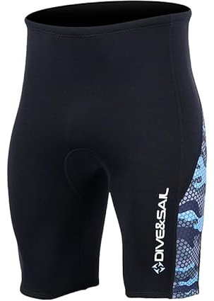EUPTE Eupte2mm Neoprene Diving Vest and Shorts Set Unisex for Summer Swimming, Snorkelling, Surfing, Yoga, Gym, Travel