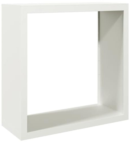 vidaXL Rastrelliera per Legna da Ardere Bianca 100x40x100cm in Acciaio, Porta Legna, portalegna da Esterno, portalegna da Interno, Porta ceppi