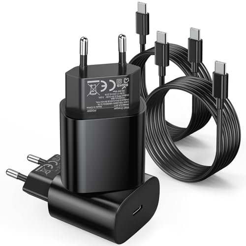 USB C ladegerät ladekabel 2er-Pack schnellladekabel für Samsung Galaxy s10 s20 s24 A05 A06 A16 a51 a54 a55 Z Fold/Fold Ultra Tablet schnellladegerät Netzteil usbc stecker samsung ladekabel usb c kabel