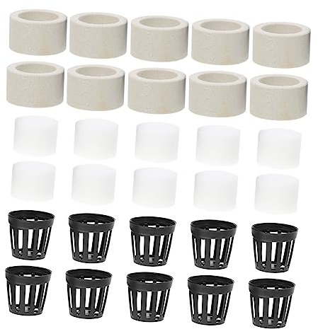 TOYANDONA 10sets Anello Per Acquario Base Per Piante Acquatiche Cestino Per Piantagioni in Acquario Tazza Per Vivaio Strumento Per Vivaio Per e Adatto Maggior Parte Dei Filtri Acquari