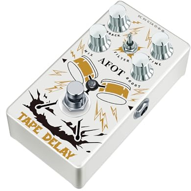 AFOT Pedal de guitarra con retardo de cinta
