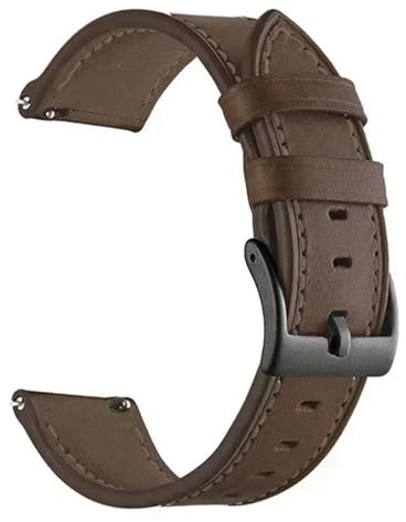 ZWCSHUU Watch läderarmband i PU-läder för 46 mm smart armband med snabbkoppling för klocktillbehör