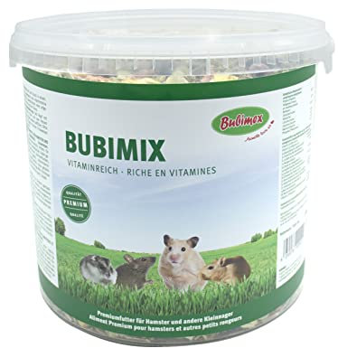 Bubimex | Alleinfuttermittel im Eimer | 3kg | für Hamster und andere kleine Nagetiere
