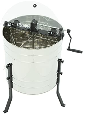 4 Waben Honigschleuder mit Handantrieb zum Waben Rähmchen schleudern Bienen Imkerei